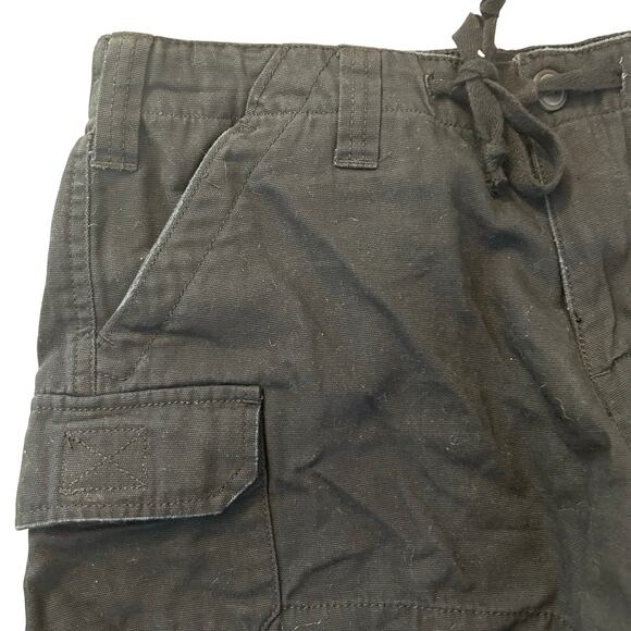 NEW Aeropostale Low Rise Utility Short Shorts Black Cotton Mini Casual Size M - Picture 4 of 6